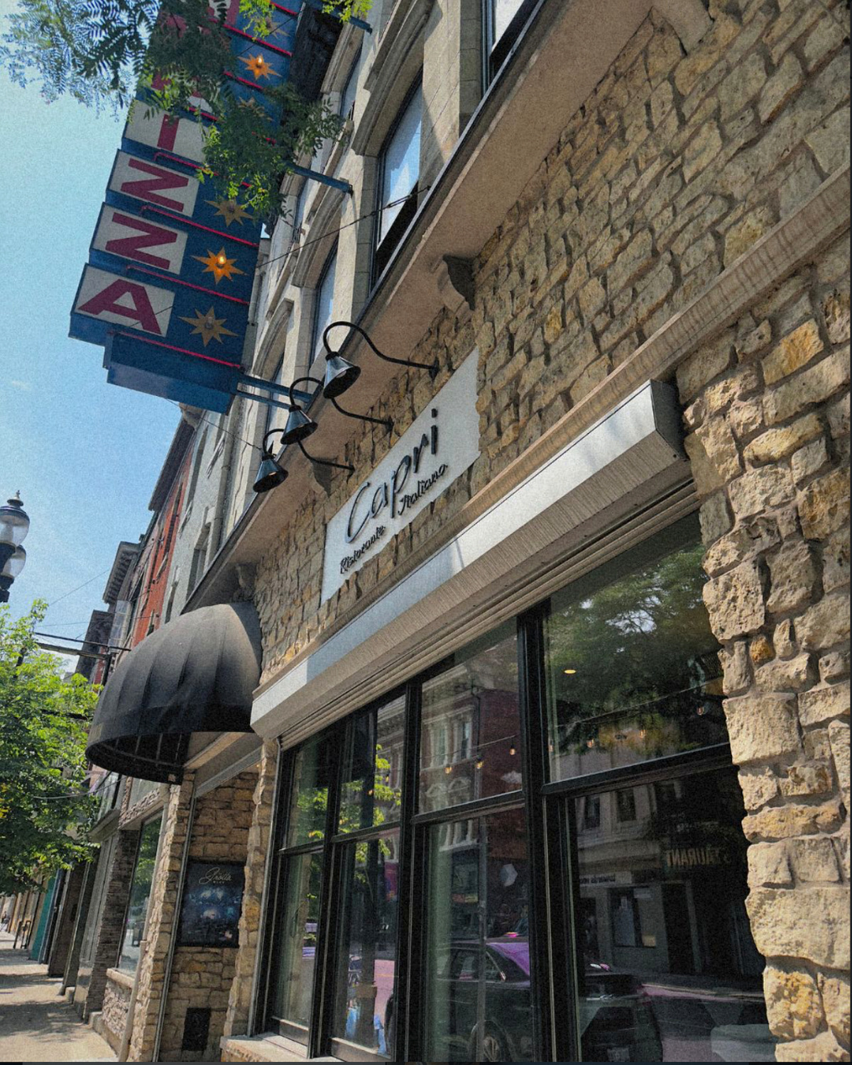 Capri Ristorante exterior on John Street North